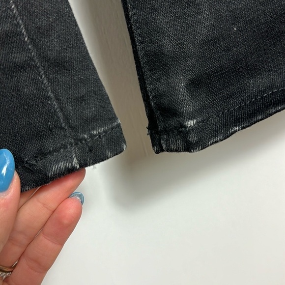 Moussy High Waisted Rebirth Flare Black Jeans Size 24 - Picture 8 of 16